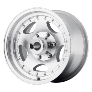 American Racing 15X10 AR23 5X139.7 MACHINED W/ CLEAR COAT -44
