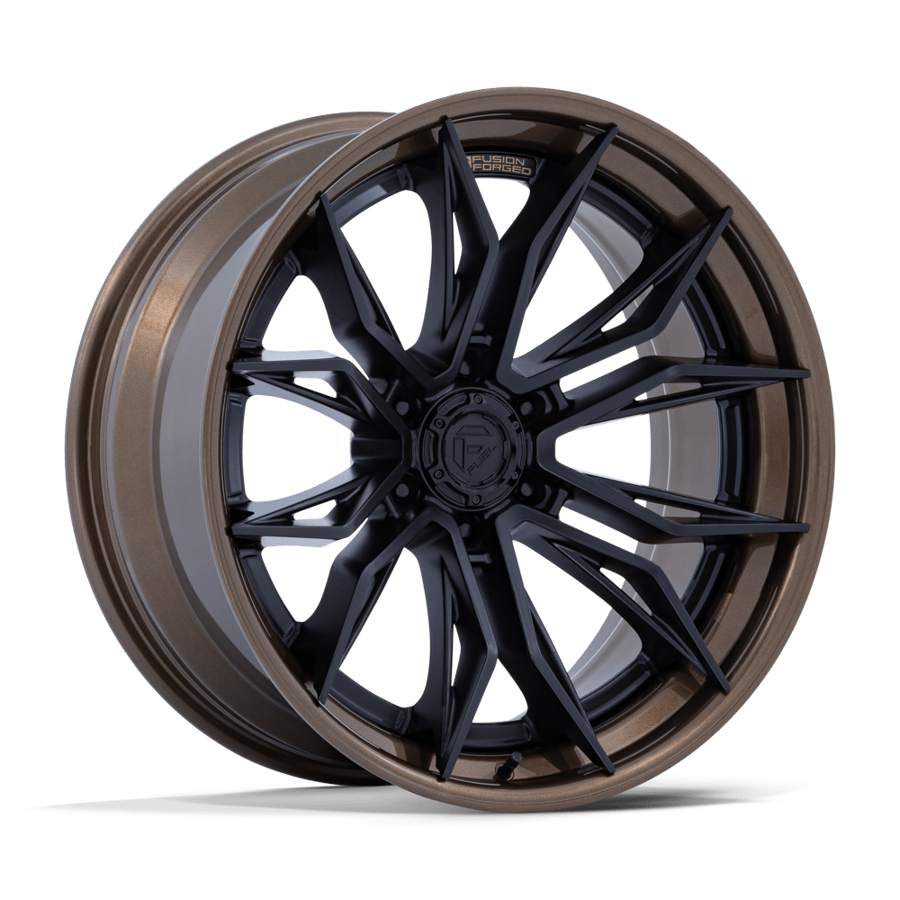Fuel 1PC 20X9 MUTINY 6X135 MATTE BLACK W/ GLOSS BRONZE LIP +20