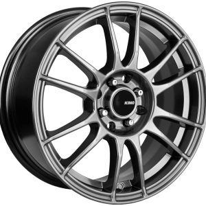 King 17x7 CIRCUIT 4x100 & 4x114.3 HYPER SILVER +40