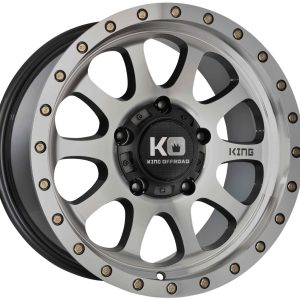 Created with GIMP King 17x9 HURRICANE 2 5x150 MACHINED FACE LIGHT GUNMETAL -12