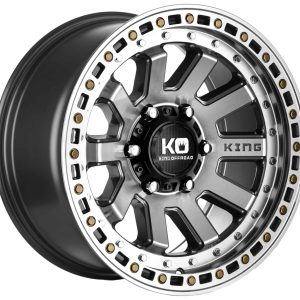 Created with GIMP King 17x9 SNATCH 5x150 MACHINED FACE LIGHT GUNMETAL +40