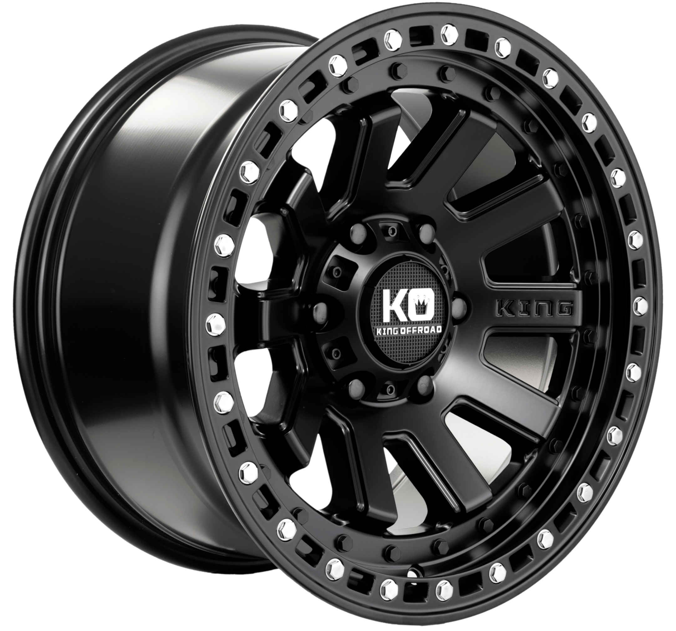 King 17x9 SNATCH 6x114.3 SATIN BLACK +0