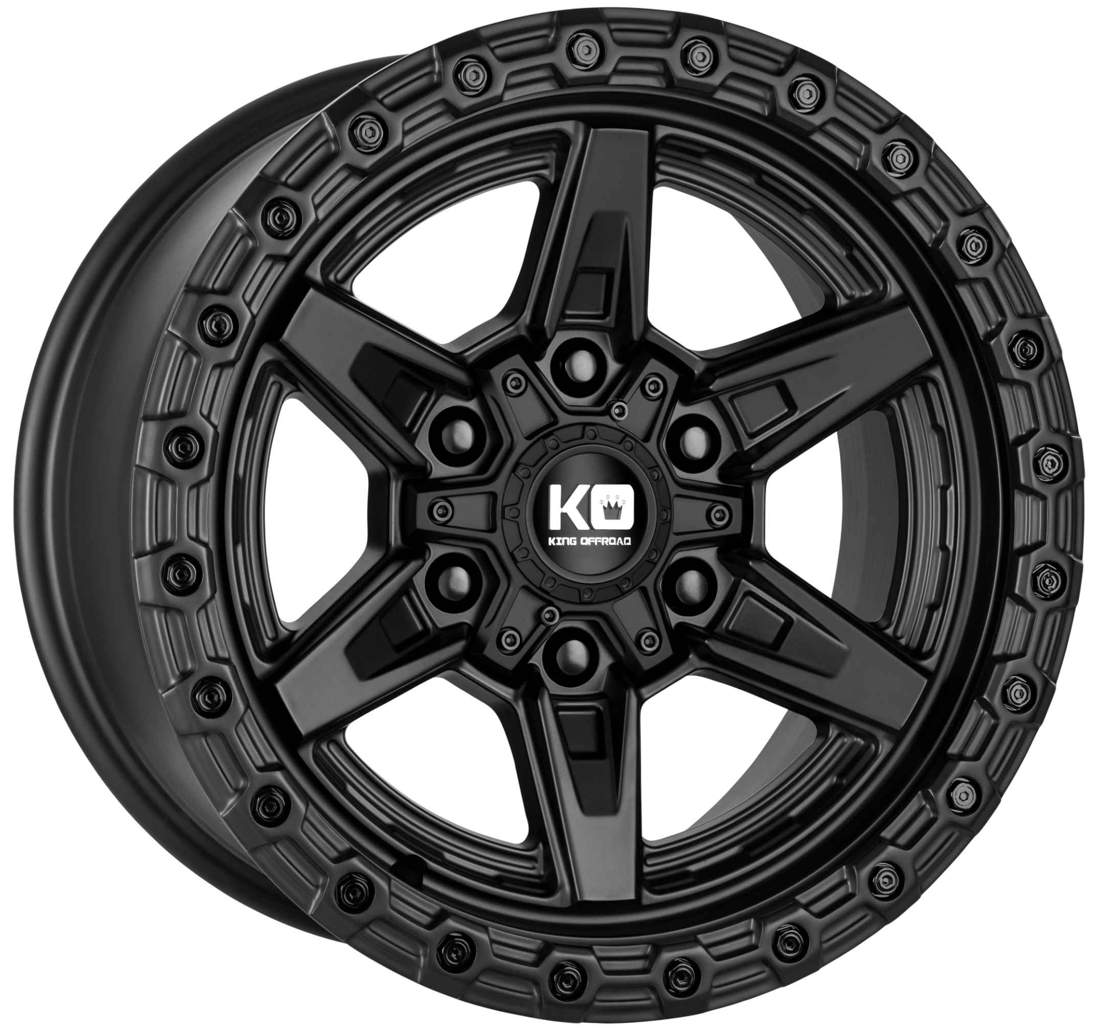 King 17x9 TITAN 6x130 & 6x139.7 SATIN BLACK +12