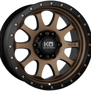 Created with GIMP King 17x9 HURRICANE 2 6X139.7 DARK BRONZE SATIN BLACK LIP ZINC BOLTS +35