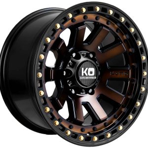 Created with GIMP King 17x9 SNATCH 6x139.7 BRONZE FACE SATIN BLACK LIP +35