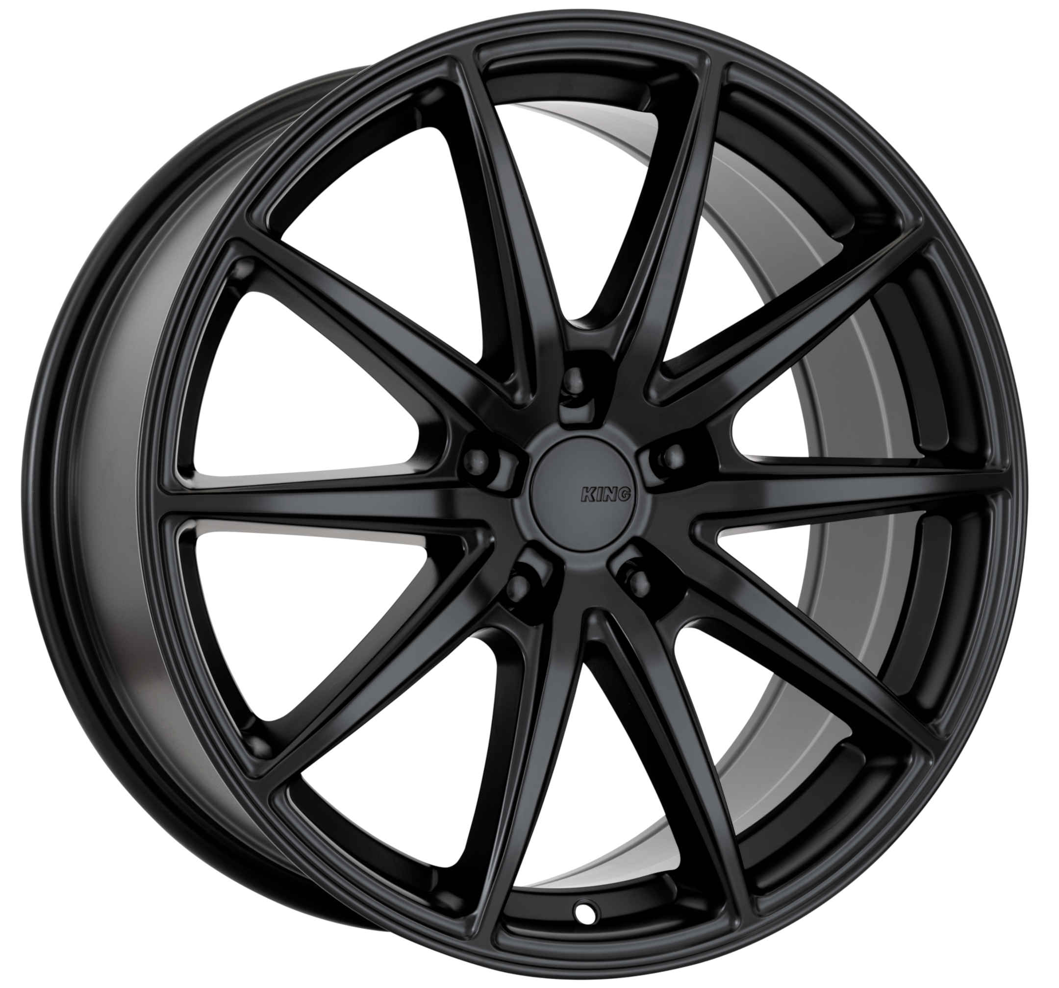 King 18x8 CRANK 5x112 SATIN BLACK +40