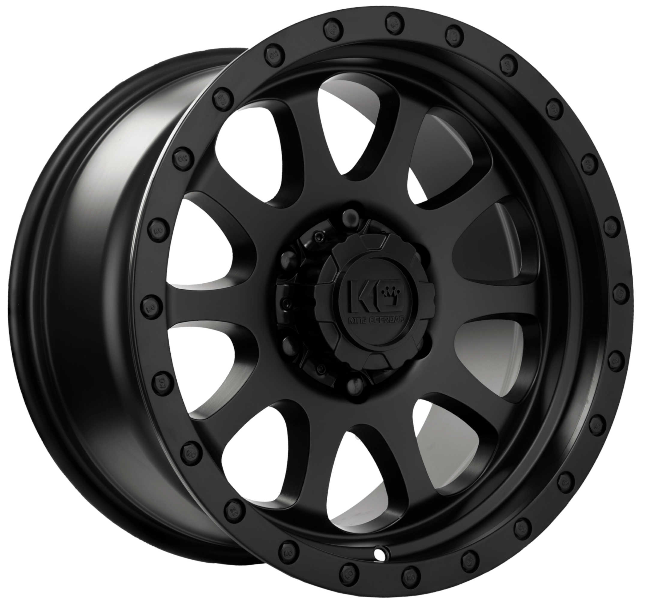 King 18x8 HURRICANE 6x139.7 BLACK SATIN +45