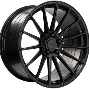 King 19x8.5 MILANO 5x120 BLACK SATIN +35