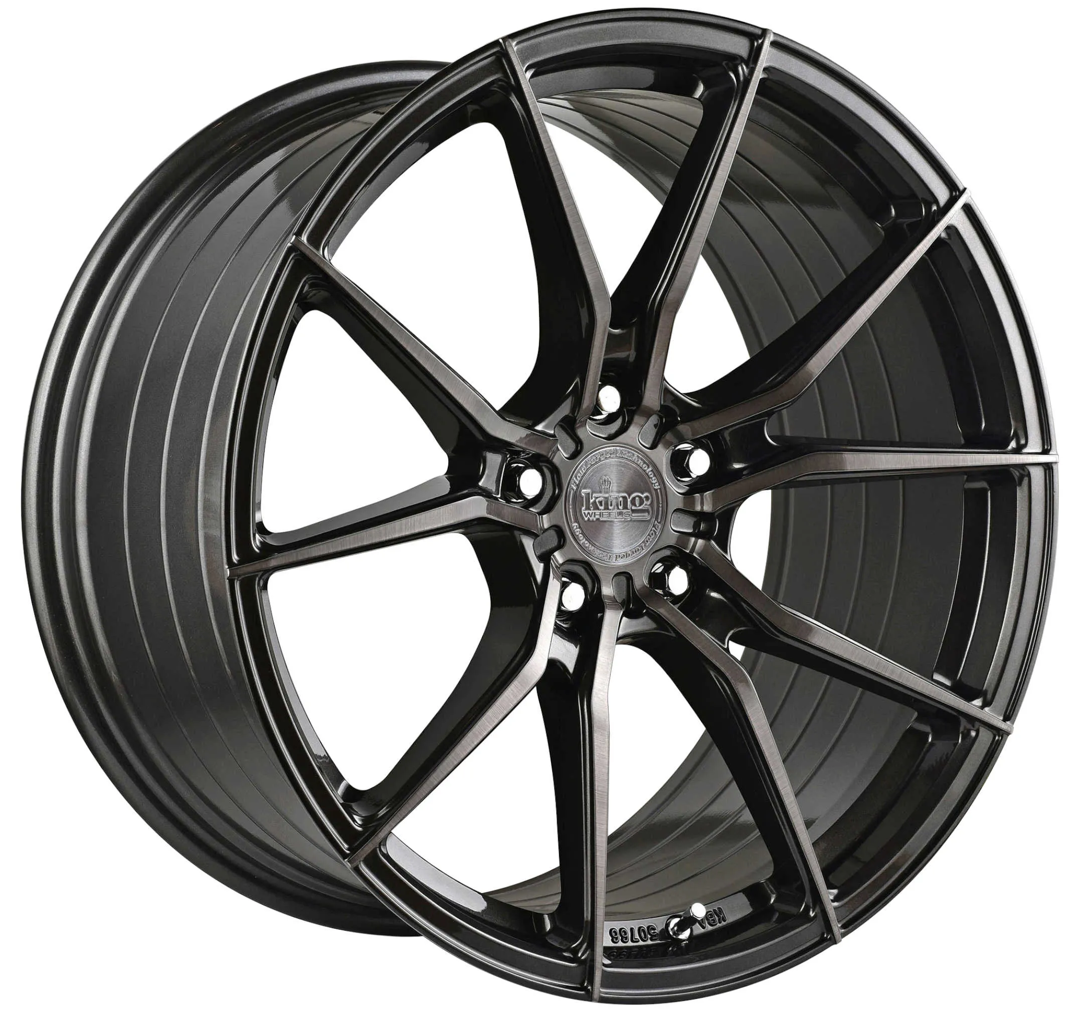 King 19x8.5 VENOM 5x120 GUNMETAL BRUSHED +40