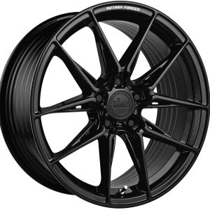 King 19x9.5 TOXIN 5x112 BLACK GLOSS +45