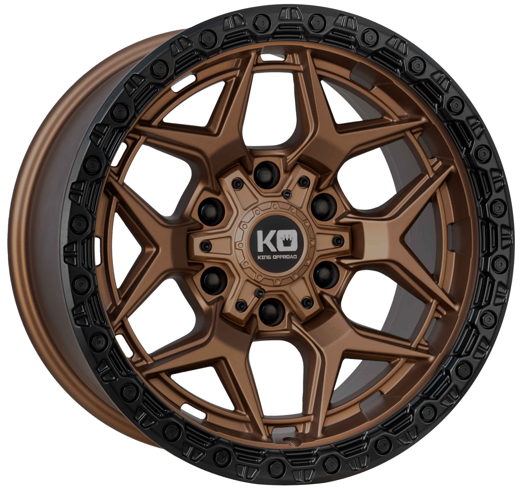 King 20x9 GROWLER 6x135 & 6x139.7 SATIN BRONZE - BLACK LIP +0