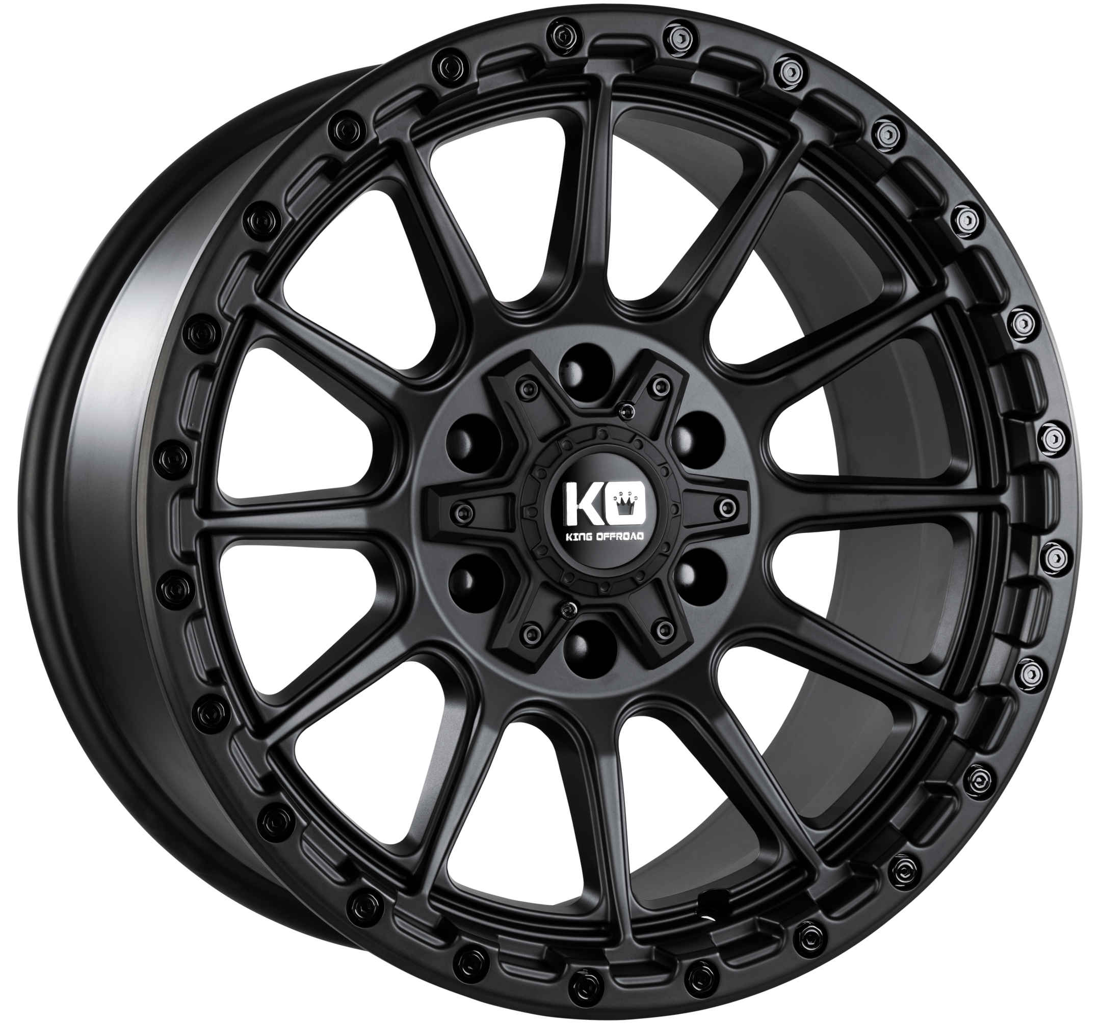 King 20x9 TACTIC 6x135 & 6x139.7 SATIN BLACK +18