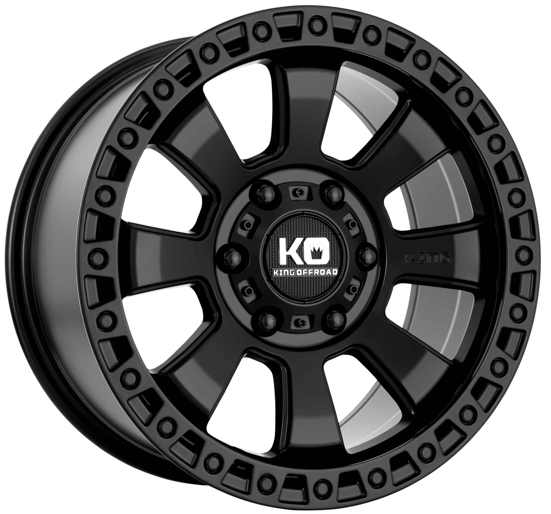 King 20x9 ARMOR 6x139.7 SATIN BLACK +35