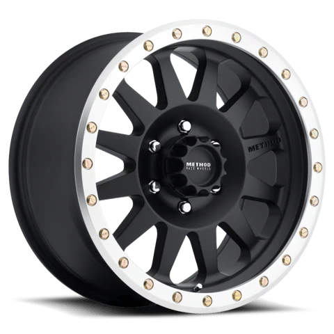 Method Race Wheels 18x9 MR304 Double Standard 6x139.7 SATIN BLACK - MACHINED LIP +18