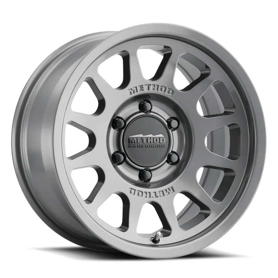 Method Race Wheels 17x7.5 MR703 Bead Grip 6x130 GLOSS TITANIUM +50