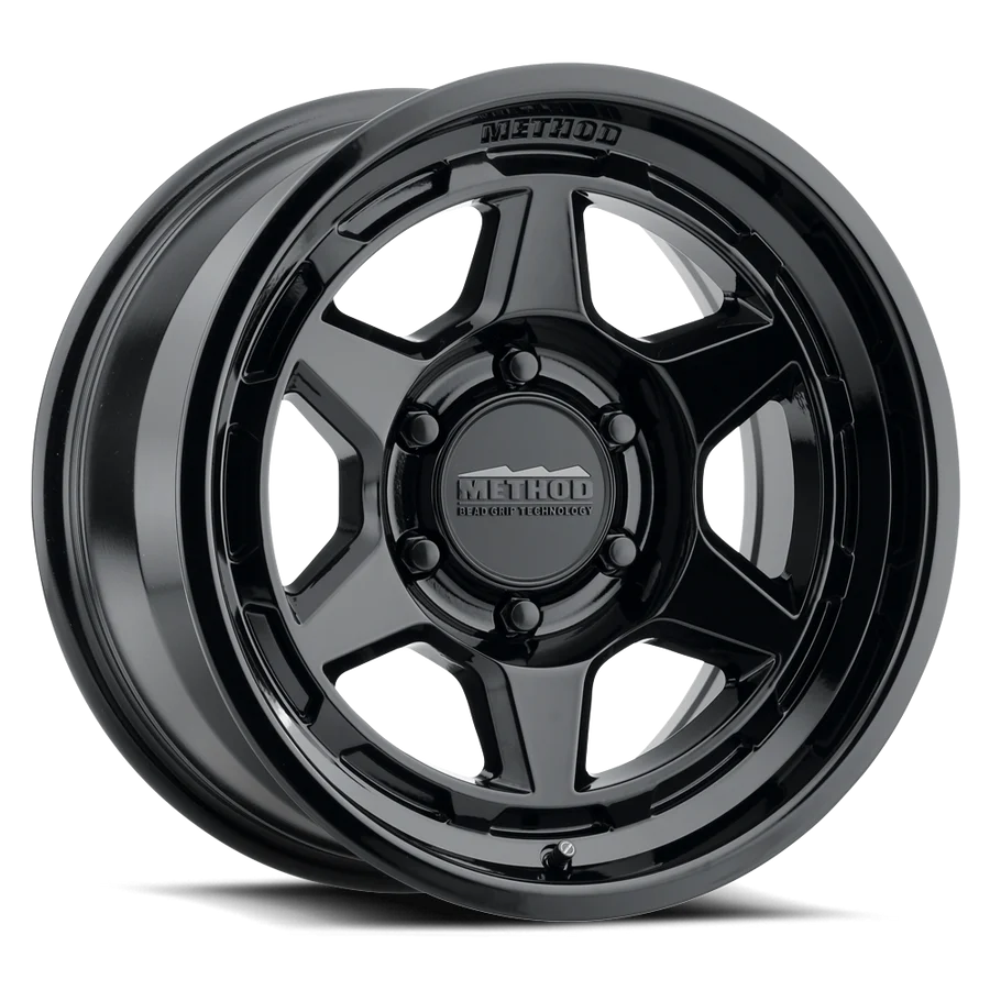 Method Race Wheels 17x8.5 MR708 Bead Grip 6x139.7 GLOSS BLACK +25