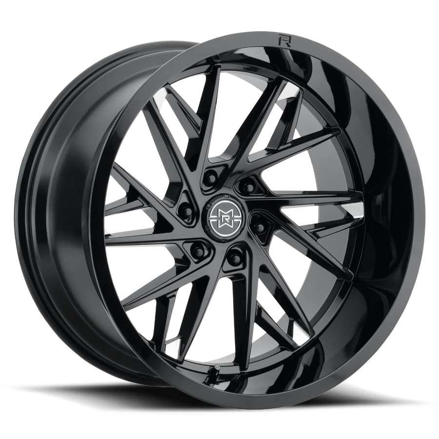 Method Race Wheels 20x9 MR801 8x180 GLOSS BLACK MILLED -12