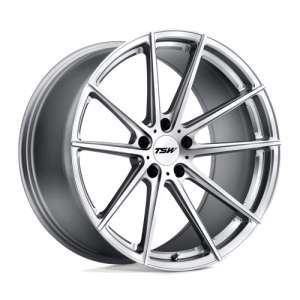 TSW 17X8 BATHURST 5X112 SILVER W/ MIRROR CUT FACE +45