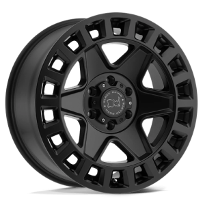 Black Rhino Hard Alloys 17X8 YORK 5X127 MATTE BLACK +30