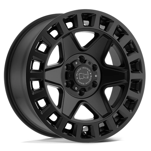 Black Rhino Hard Alloys 17X8 YORK 6X130 MATTE BLACK +52