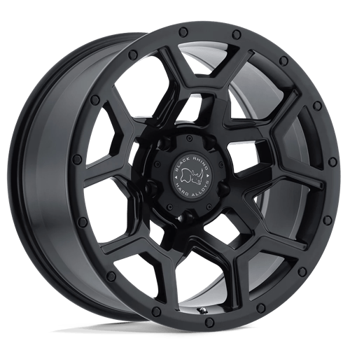 Black Rhino Hard Alloys 17X9.5 OVERLAND 5X127 MATTE BLACK -18