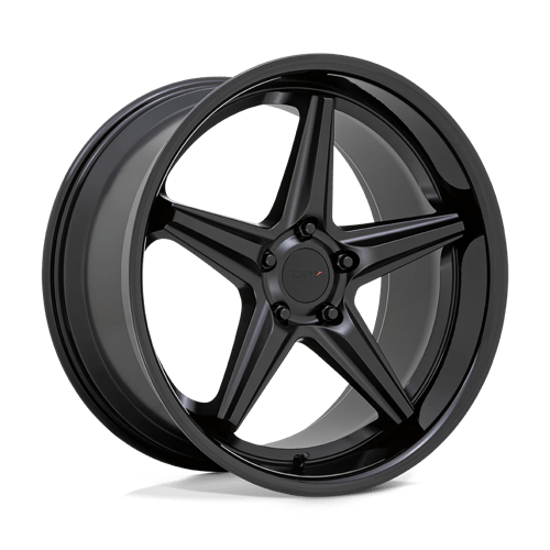 TSW 20X10 LAUNCH 5X120 MATTE BLACK W/ GLOSS BLACK LIP +40