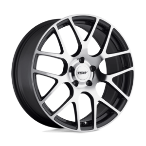 TSW 20X8.5 NURBURGRING 5X107.95 GUNMETAL W/ MIRROR CUT FACE +40