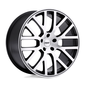 TSW 22X10.5 DONINGTON 5X120 GUNMETAL MIRROR CUT FACE +35