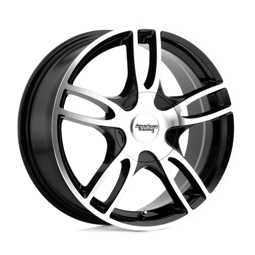 American Racing 15X7 AR919 5X100/105 GLOSS BLACK MACHINED +35