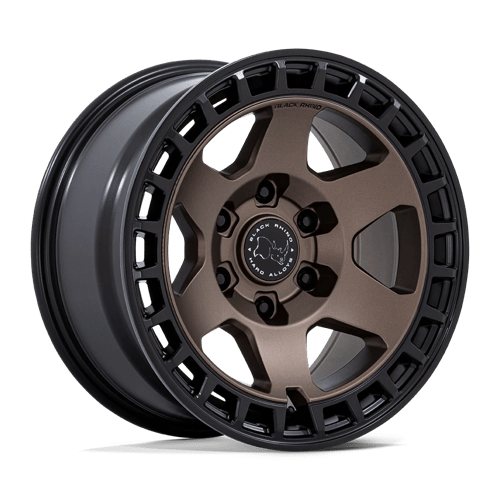 Black Rhino Hard Alloys 17X9 BAHARI 6X139.7 BURNT BRONZE W/ MATTE BLACK LIP +40