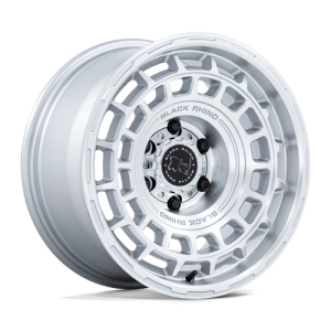 Black Rhino Hard Alloys 17X8.5 AWOL 6X139.7 SILVER W/ MACHINED FACE -10