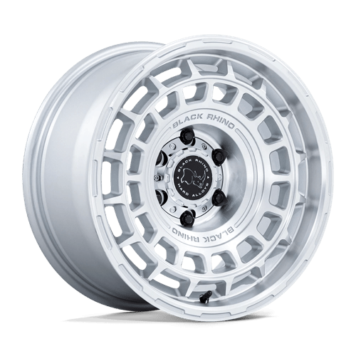 Black Rhino Hard Alloys 20X8.5 AWOL 6X135 SILVER W/ MACHINED FACE +25