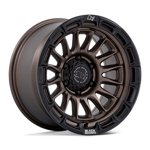 Black Rhino Hard Alloys 17X9 RIVAL 6X139.7 BURNT BRONZE W/ MATTE BLACK LIP -12