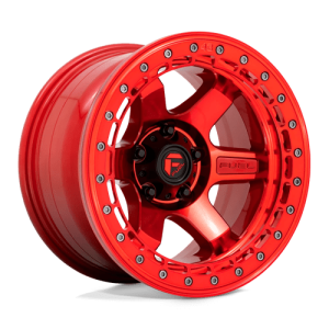 wheelpros-d12317908445.png Fuel 1PC 17X9 BLOCK 6X139.7 CANDY RED W/ CANDY RED RING -15