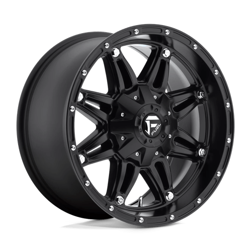 Fuel 1PC 17X8.5 HOSTAGE 5X4.5/5.0 MATTE BLACK +14