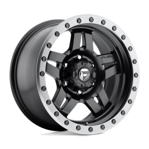 Fuel 1PC 16X8 ANZA 6X139.7 MATTE BLACK GUN METAL RING +1