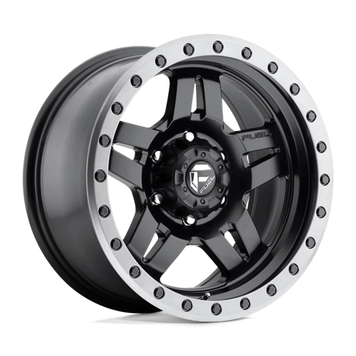Fuel 1PC 17X8.5 ANZA 6X139.7 MATTE BLACK GUN METAL RING +6