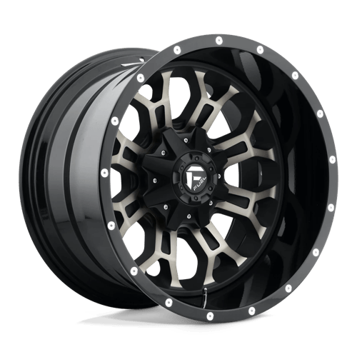 Fuel 1PC 20X9 CRUSH 5X5.5/150 GLOSS MACHINED DOUBLE DARK TINT +20