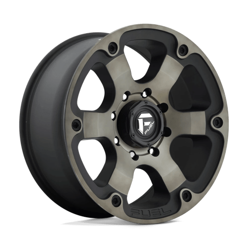 Fuel 1PC 20X9 BEAST 8X165.1 MATTE BLACK DOUBLE DARK TINT +1