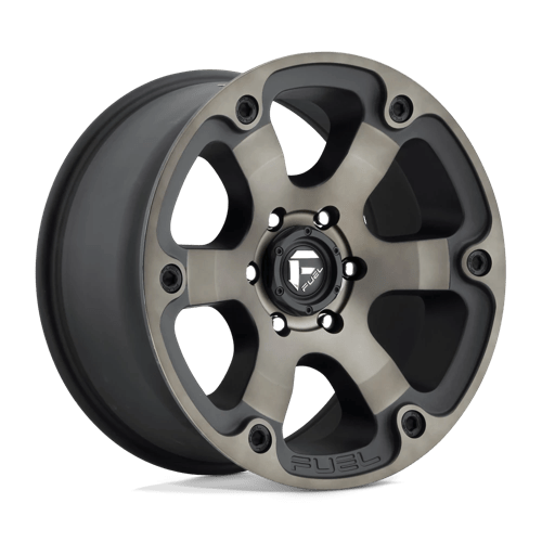 Fuel 1PC 20X9 BEAST 6X139.7 MATTE BLACK DOUBLE DARK TINT +35
