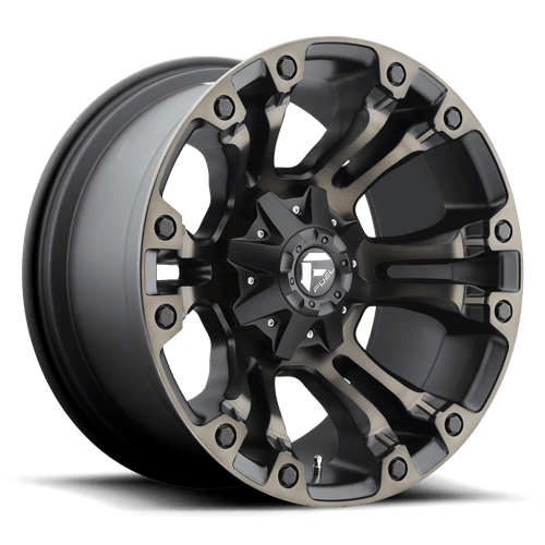 Fuel 1PC 20X9 VAPOR 8X170 MATTE BLACK DOUBLE DARK TINT +1