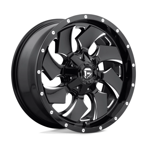 Fuel 1PC 20X9 CLEAVER 6X135/5.5 GLOSS BLACK MILLED +20