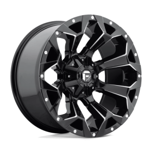 wheelpros-d57620902650.png Fuel 1PC 20X9 ASSAULT 5X4.5/5.0 GLOSS BLACK MILLED +1