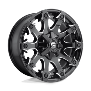 wheelpros-d57817907050.png Fuel 1PC 17X9 BATTLE 5X5.5/150 GLOSS BLACK MILLED +1