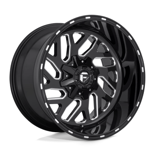 Fuel 1PC 20X9 TRITON 6X135/5.5 GLOSS BLACK MILLED +1