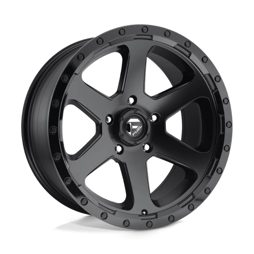 Fuel 1PC 18X9 RIPPER 5X150 MATTE BLACK GLOSS BLACK LIP +20