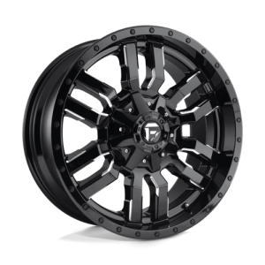 Fuel 1PC 22X9.5 SLEDGE 6X135/5.5 GLOSS BLACK MILLED +19