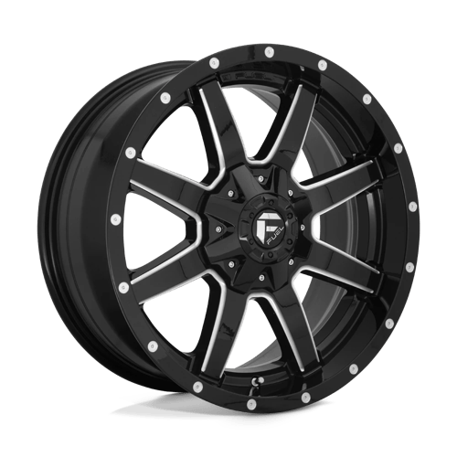 Fuel 1PC 18X9 D610 5X5.5/150 GLOSS BLACK MILLED +20