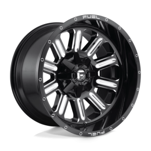 Fuel 1PC 20X9 HARDLINE 8X180 GLOSS BLACK MILLED +20