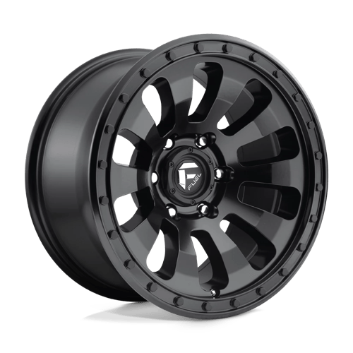 Fuel 1PC 17X9 TACTIC 6X139.7 MATTE BLACK -12